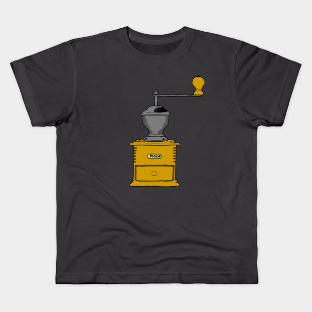 Coffee please! Kids T-Shirt by MarjolijndeWinter